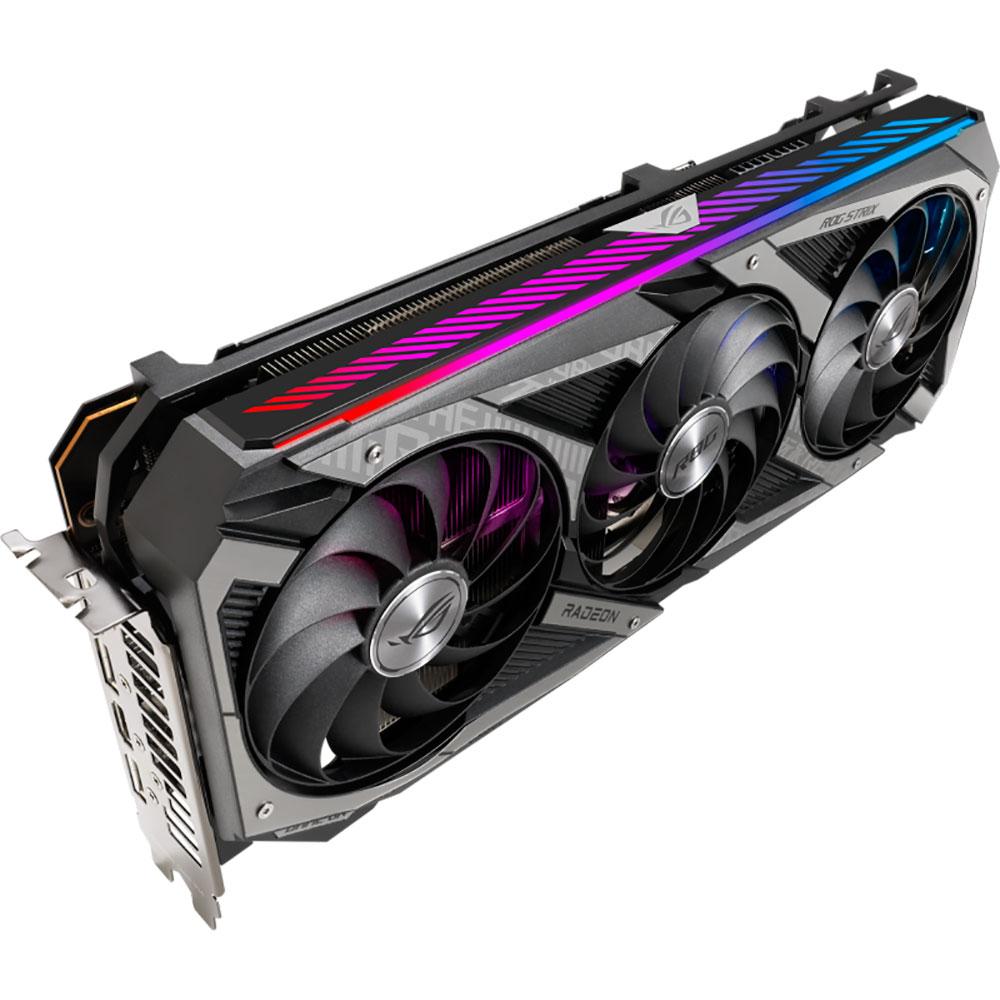 Зовнішній вигляд ASUS Radeon RX 6750 XT ROG Strix OC Edition 12GB GDDR6 192-bit 2643/18000MHz (STRIX-RX6750XT-O12G-GAM)