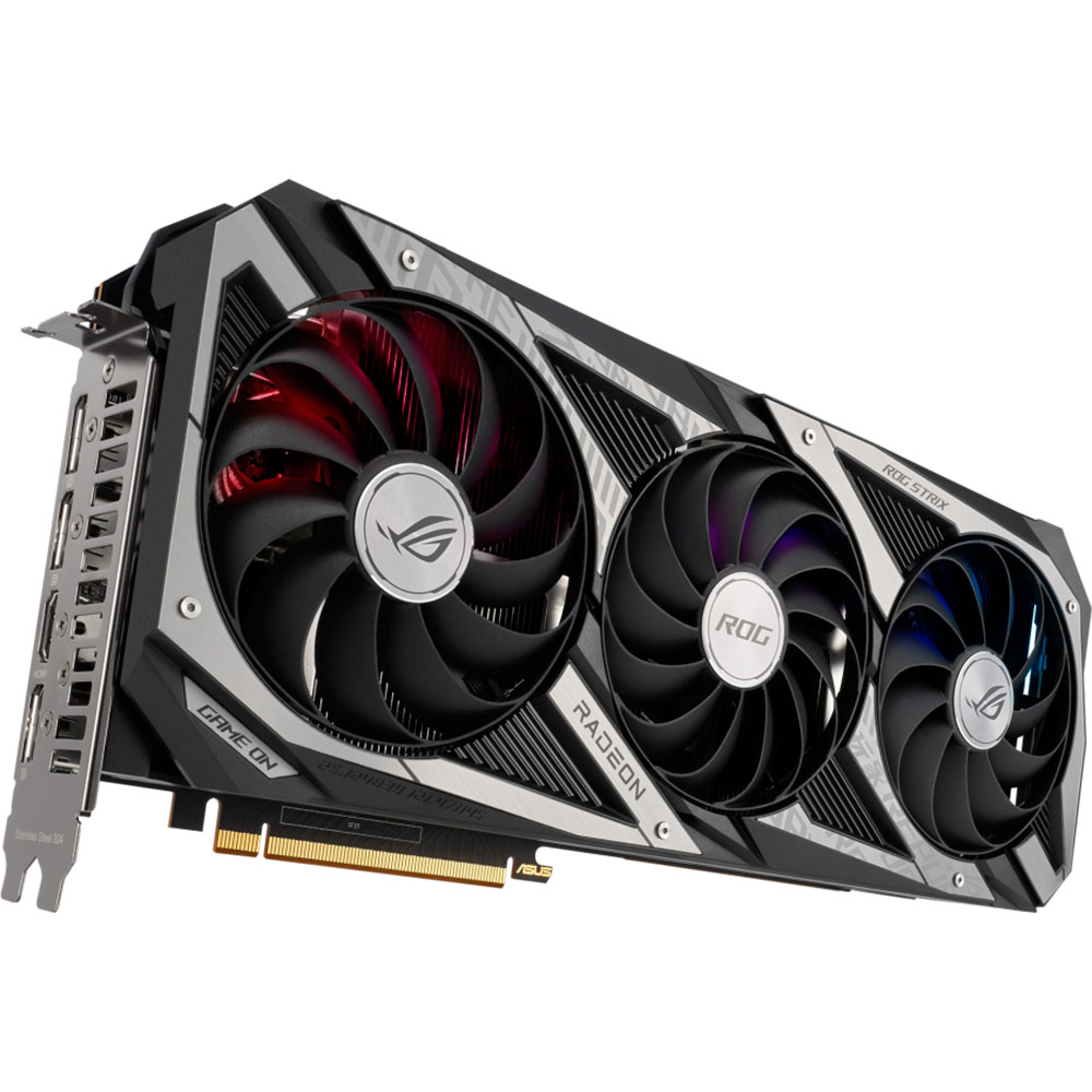 Фото Видеокарта ASUS Radeon RX 6750 XT ROG Strix OC Edition 12GB GDDR6 192-bit  2643/18000MHz (STRIX-RX6750XT-O12G-GAM)