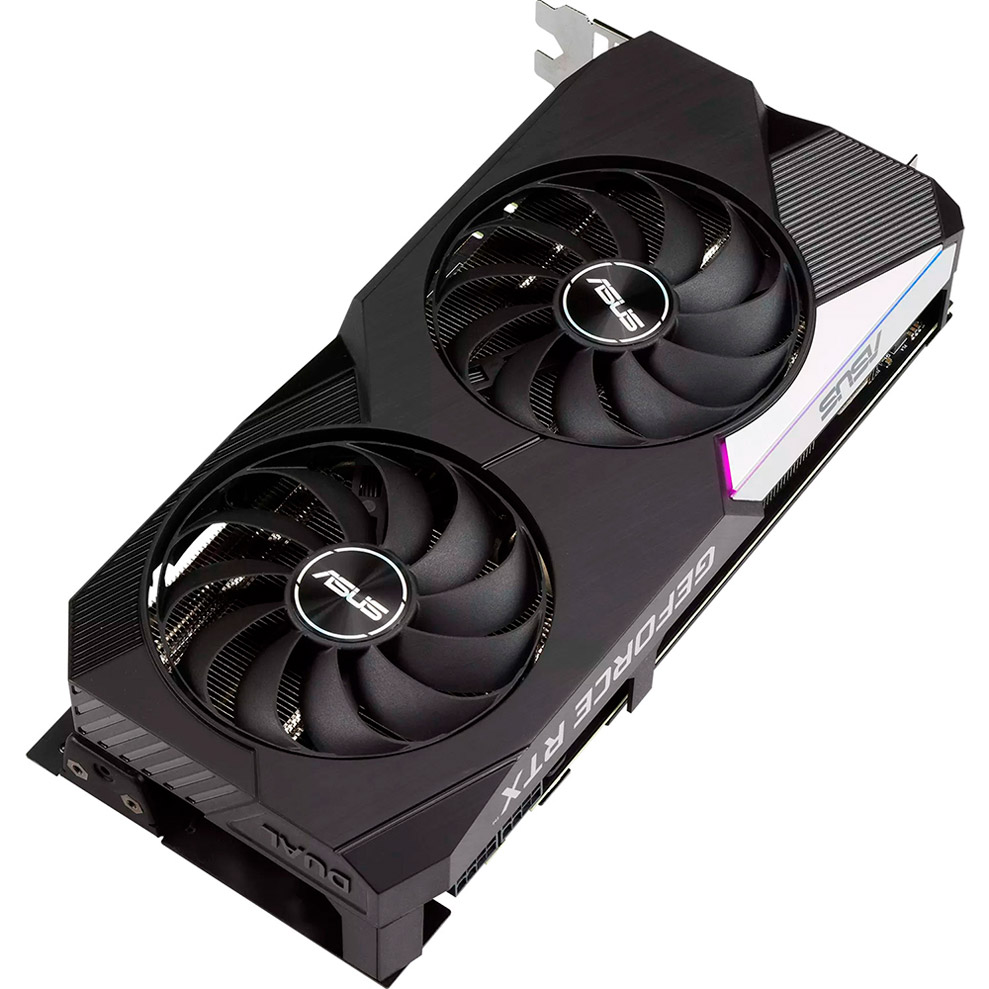 Відеокарта ASUS GeForce RTX 3070 8Gb 256Bit 1725/14000MHz DUAL OC V2 (DUAL-RTX3070-8G-V2) Об'єм вбудованої пам'яті, Гб 8