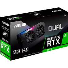 Відеокарта ASUS GeForce RTX 3070 8Gb 256Bit 1725/14000MHz DUAL OC V2 (DUAL-RTX3070-8G-V2)