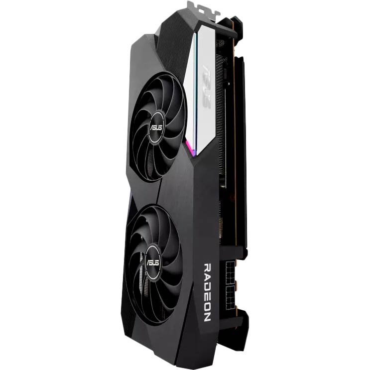 Зовнішній вигляд Відеокарта ASUS Radeon RX 6750 XT Dual OC 12GB GDDR6 192bit (DUAL-RX6750XT-O12G)