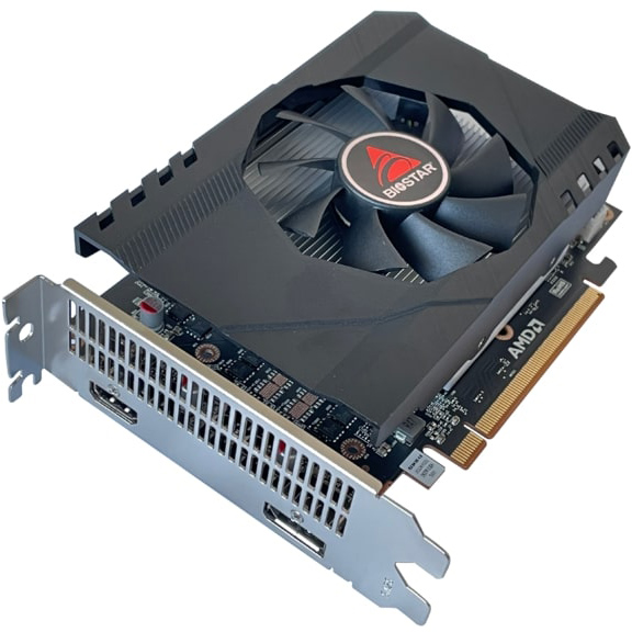 Видеокарта BIOSTAR Radeon RX 6400 4GB 64bit 1923/16000MHz (RX6400_4GB) Производитель чипа AMD