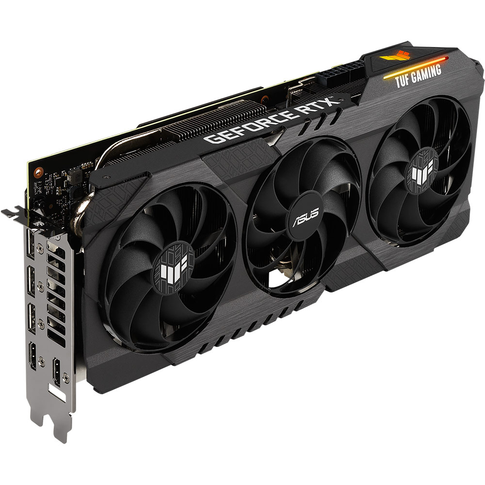 Видеокарта ASUS TUF GeForce RTX 3060 Ti OC 8GB 256bit 1755MHz (90YV0IL0-M0NA00) Производитель чипа nVidia