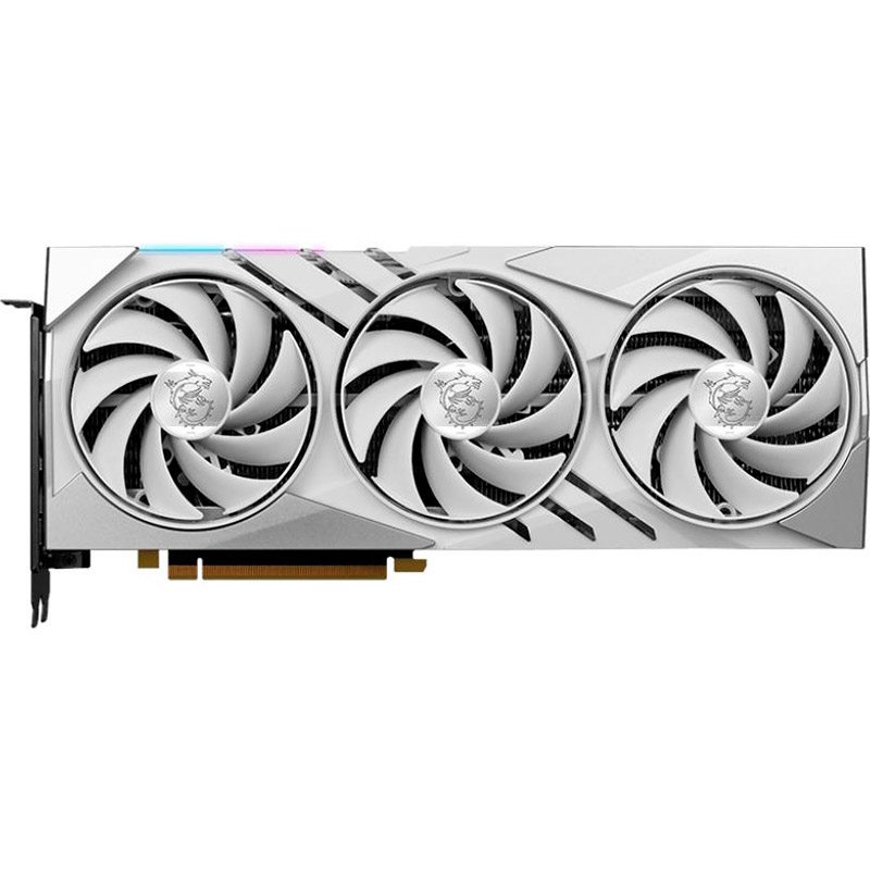 Видеокарта MSI RTX 4070 Ti 12Gb 192Bit 2730/21000MHz GAMING X SLIM WHITE 12G