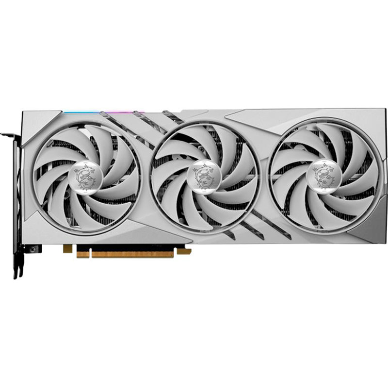 Відеокарта MSI RTX 4060 Ti 16Gb 128Bit 2670/18000MHz GAMING X SLIM WHITE 16G