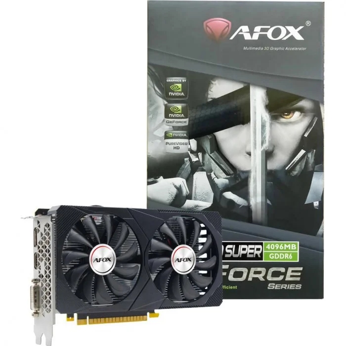 Внешний вид Видеокарта AFOX GeForce GTX 1650 Super 4GB (AF1650S-4096D6H3-V2)