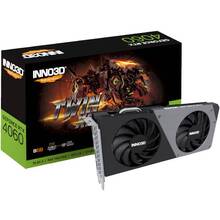 Відеокарта INNO3D GeForce RTX4060 TWIN X2 8GB GDDR6 128bit (N40602-08D6-173051N)