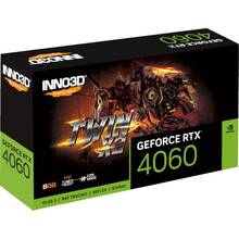 Видеокарта INNO3D GeForce RTX4060 TWIN X2 8GB GDDR6 128bit (N40602-08D6-173051N)