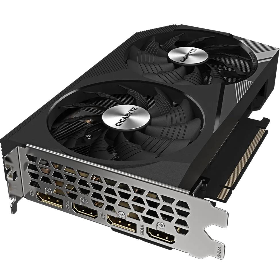 Внешний вид Видеокарта GIGABYTE GeForce RTX 3060 WINDFORCE 12GB 192Bit 1777/15000MHz (GV-N3060WF2-12GD)