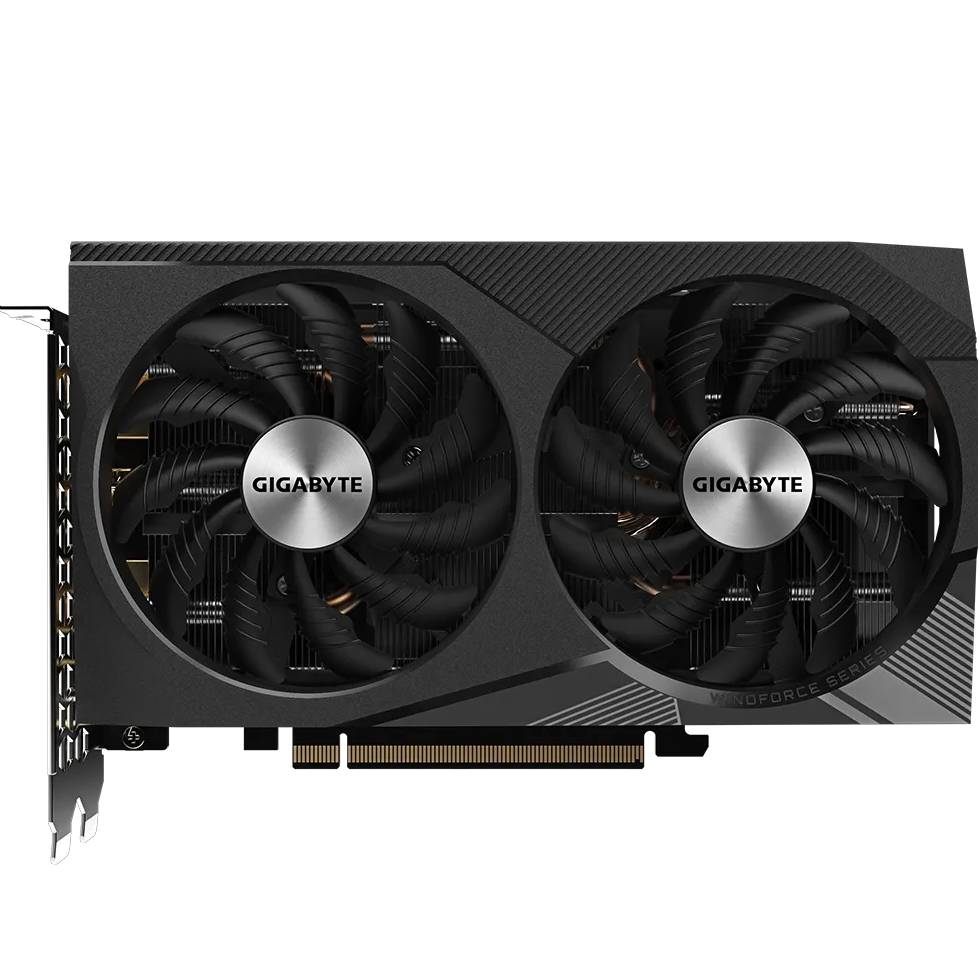 Видеокарта GIGABYTE GeForce RTX 3060 WINDFORCE 12GB 192Bit 1777/15000MHz (GV-N3060WF2-12GD)