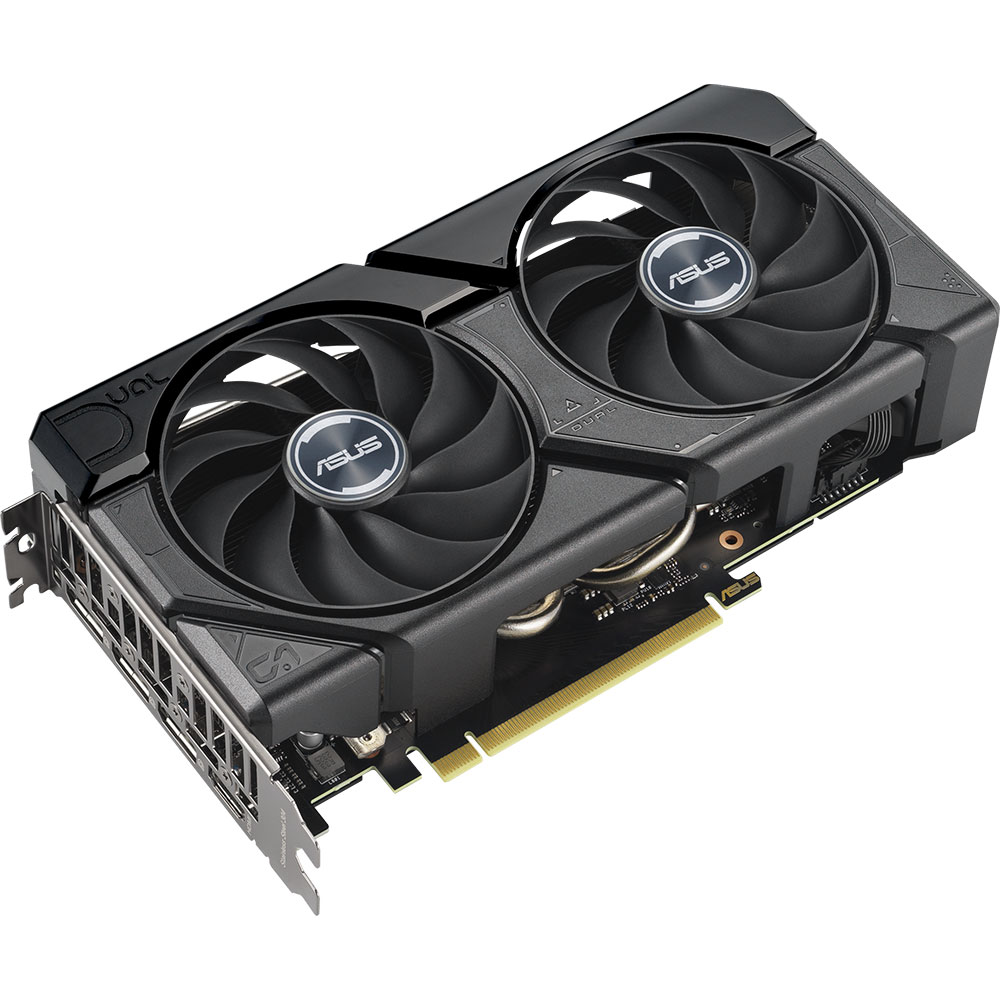 Внешний вид Видеокарта ASUS GeForce RTX 4060 8Gb 128Bit 2505MHz (DUAL-RTX4060-O8G-EVO)