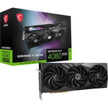 Видеокарта MSI GeForce RTX 4080 SUPER 16Gb 256bit 2610MHz (RTX 4080 SUPER 16G GAMING X SLIM)