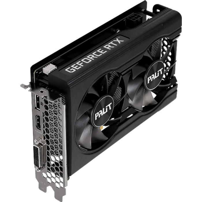 Видеокарта PALIT GeForce RTX 3050 8GB 128bit 1552/14000 MHz  Dual (NE63050018P1-1070D) Объем встроенной памяти, Гб 8