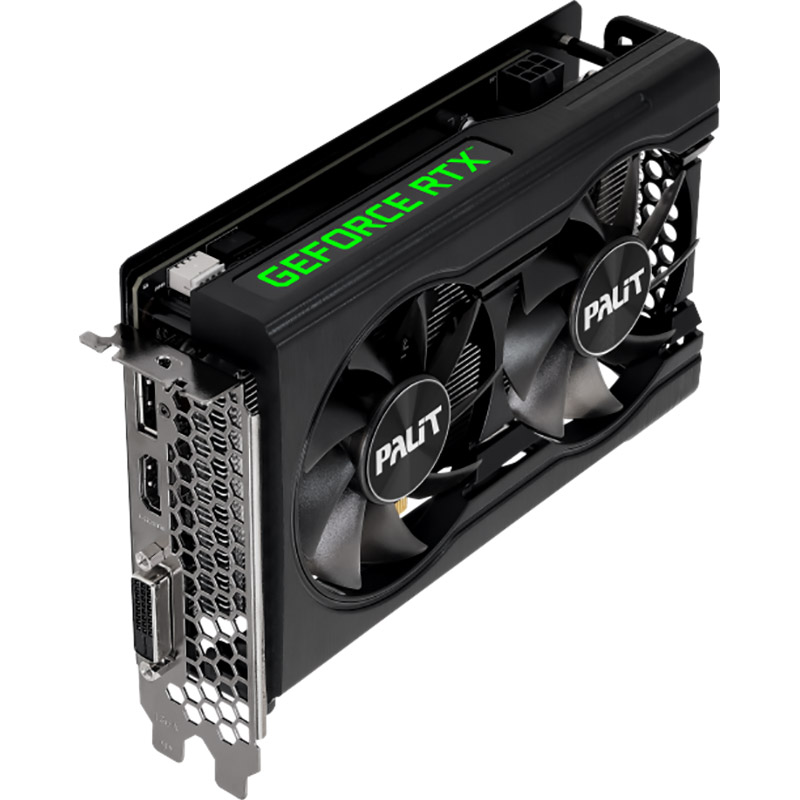 Видеокарта PALIT GeForce RTX 3050 8GB 128bit 1552/14000 MHz  Dual (NE63050018P1-1070D) Тип памяти GDDR6
