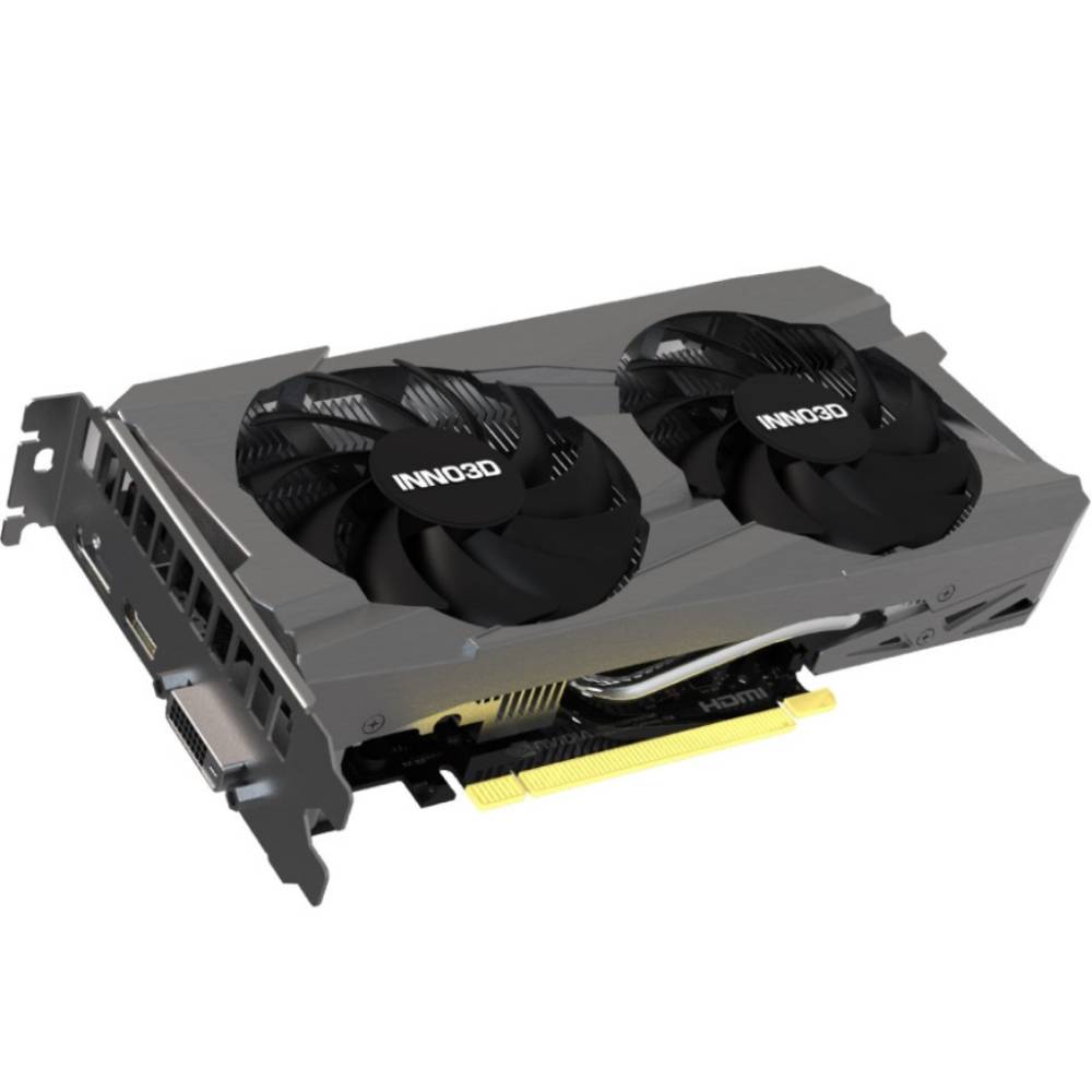 Відеокарта INNO3D GeForce RTX3050 Twin X2 V2 8GB GDDR6 128bit Black (N30502-08D6-1711VA41)