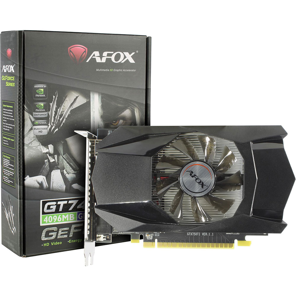 Видеокарта AFOX GeForce GT 740 4GB GDDR5 (AF740-4096D5H3-V3) Тип памяти GDDR5