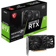 Відеокарта MSI GeForce RTX 3050 6GB GDDR6 VENTUS 2X OC (912-V812-015)