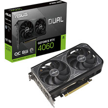 Відеокарта ASUS GeForce RTX 4060 8GB 128bit 2535/18000 МГц Dual OC V2 (90YV0JC4-M0NA00)