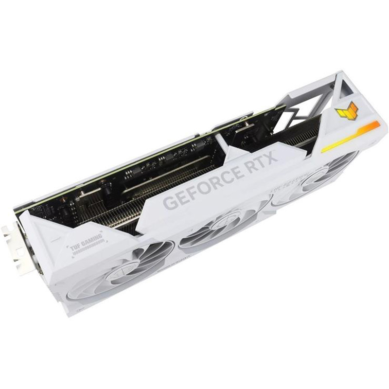 Фото 4 Видеокарта ASUS GeForce RTX4070 Ti Super 16GB 256bit 2640/21000МГц White (TUF-RTX4070TIS-16G-BTF-WHITE)