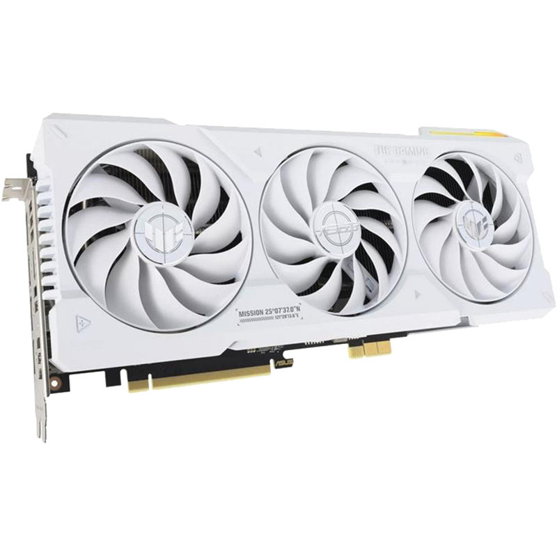 Видеокарта ASUS GeForce RTX4070 Ti Super 16GB 256bit 2640/21000МГц White (TUF-RTX4070TIS-16G-BTF-WHITE)