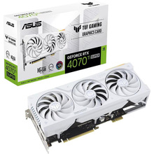 Видеокарта ASUS GeForce RTX4070 Ti Super 16GB 256bit 2640/21000МГц White (TUF-RTX4070TIS-16G-BTF-WHITE)