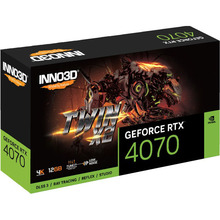 Відеокарта INNO3D GEFORCE RTX 4070 GDDR6 TWIN (N40702-12D6-179063N)