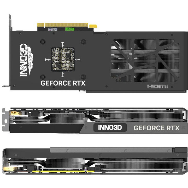 Зовнішній вигляд Відеокарта INNO3D GEFORCE RTX 4070 GDDR6 X3 (N40703-12D6X-179052L)