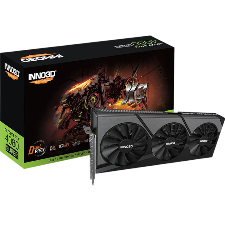 Видеокарта INNO3D GEFORCE RTX 4080 SUPER X3 (N408S3-166X-18703552) Производитель чипа nVidia