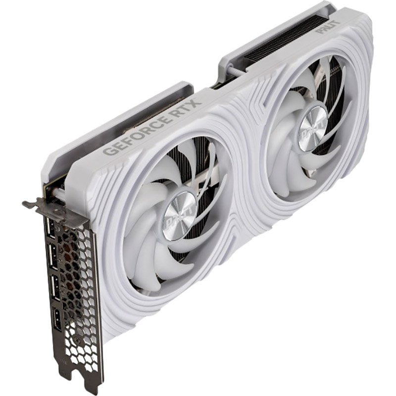 Видеокарта PALIT GeForce RTX 4070 White OC 12GB 192bit 2505/20000MHz (NE64070S19K9-1048L) Объем встроенной памяти, Гб 12