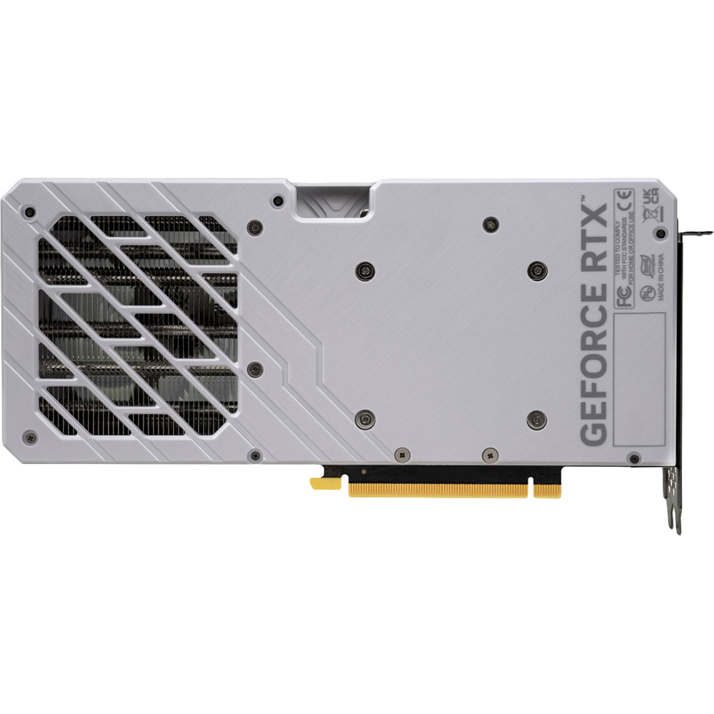 Внешний вид Видеокарта PALIT GeForce RTX 4070 White OC 12GB 192bit 2505/20000MHz (NE64070S19K9-1048L)