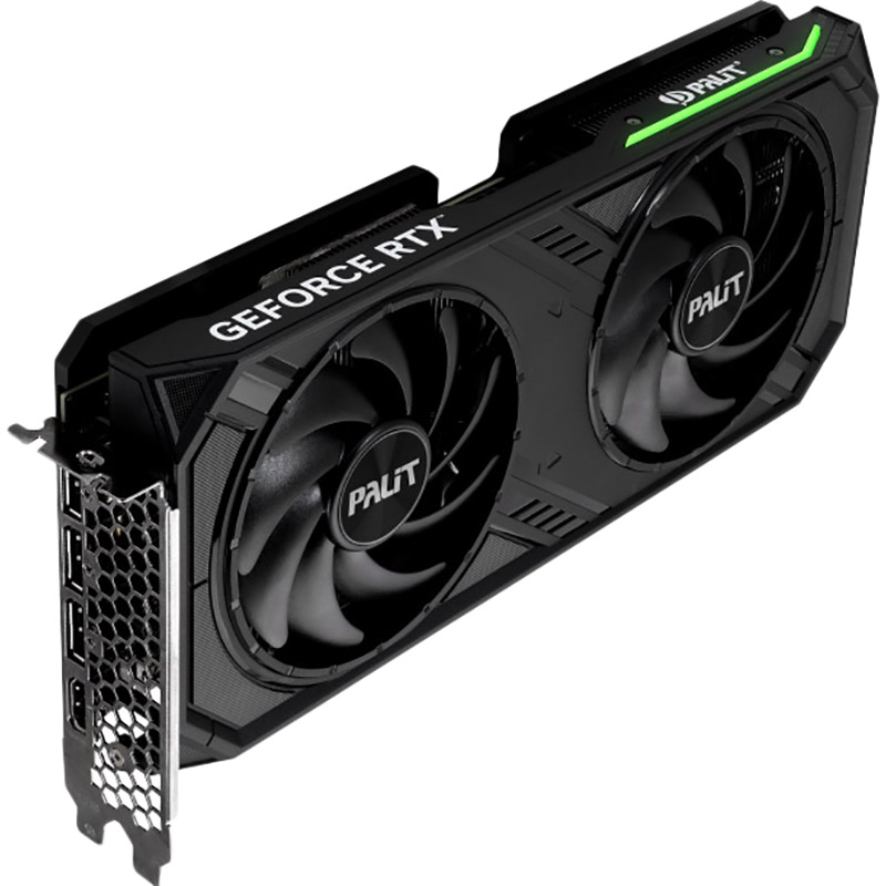 Відеокарта PALIT GeForce RTX 4070 Super Dual 12Gb 192bit 2475/21000MHz(NED407S019K9-1043D) Об'єм вбудованої пам'яті, Гб 12