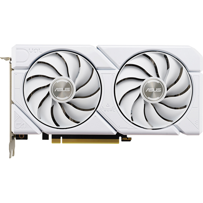 Видеокарта ASUS Dual GeForce RTX 4060 EVO White OC Edition 8GB GDDR6 (DUAL-RTX4060-O8G-EVO-WHITE)