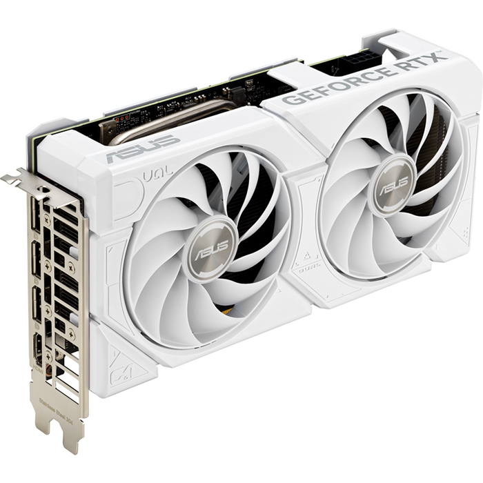 Фото 4 Видеокарта ASUS Dual GeForce RTX 4060 EVO White OC Edition 8GB GDDR6 (DUAL-RTX4060-O8G-EVO-WHITE)