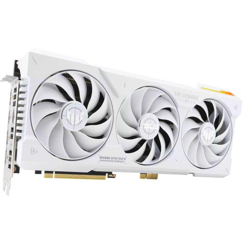 Видеокарта ASUS TUF Gaming GeForce RTX 4070Ti SUPER 16 Gb 256Bit 2670/2640MHz (TUF-RTX4070TIS-O16G-BTF-WHITE) Производитель чипа nVidia