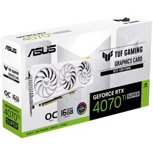 Видеокарта ASUS TUF Gaming GeForce RTX 4070Ti SUPER 16 Gb 256Bit 2670/2640MHz (TUF-RTX4070TIS-O16G-BTF-WHITE)