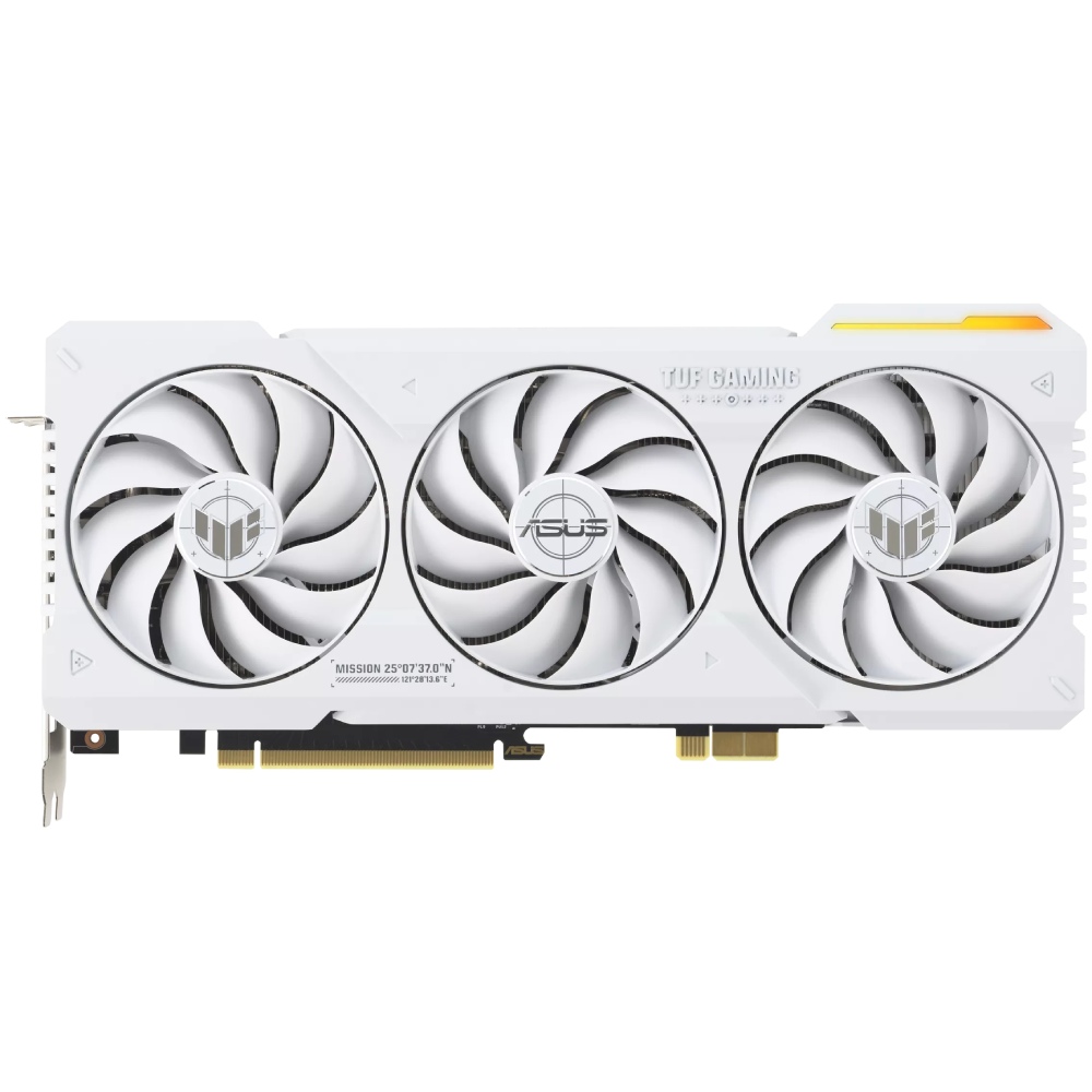 Видеокарта ASUS TUF Gaming GeForce RTX 4070Ti SUPER 16 Gb 256Bit 2670/2640MHz (TUF-RTX4070TIS-O16G-BTF-WHITE)