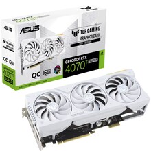 Видеокарта ASUS TUF Gaming GeForce RTX 4070Ti SUPER 16 Gb 256Bit 2670/2640MHz (TUF-RTX4070TIS-O16G-BTF-WHITE)