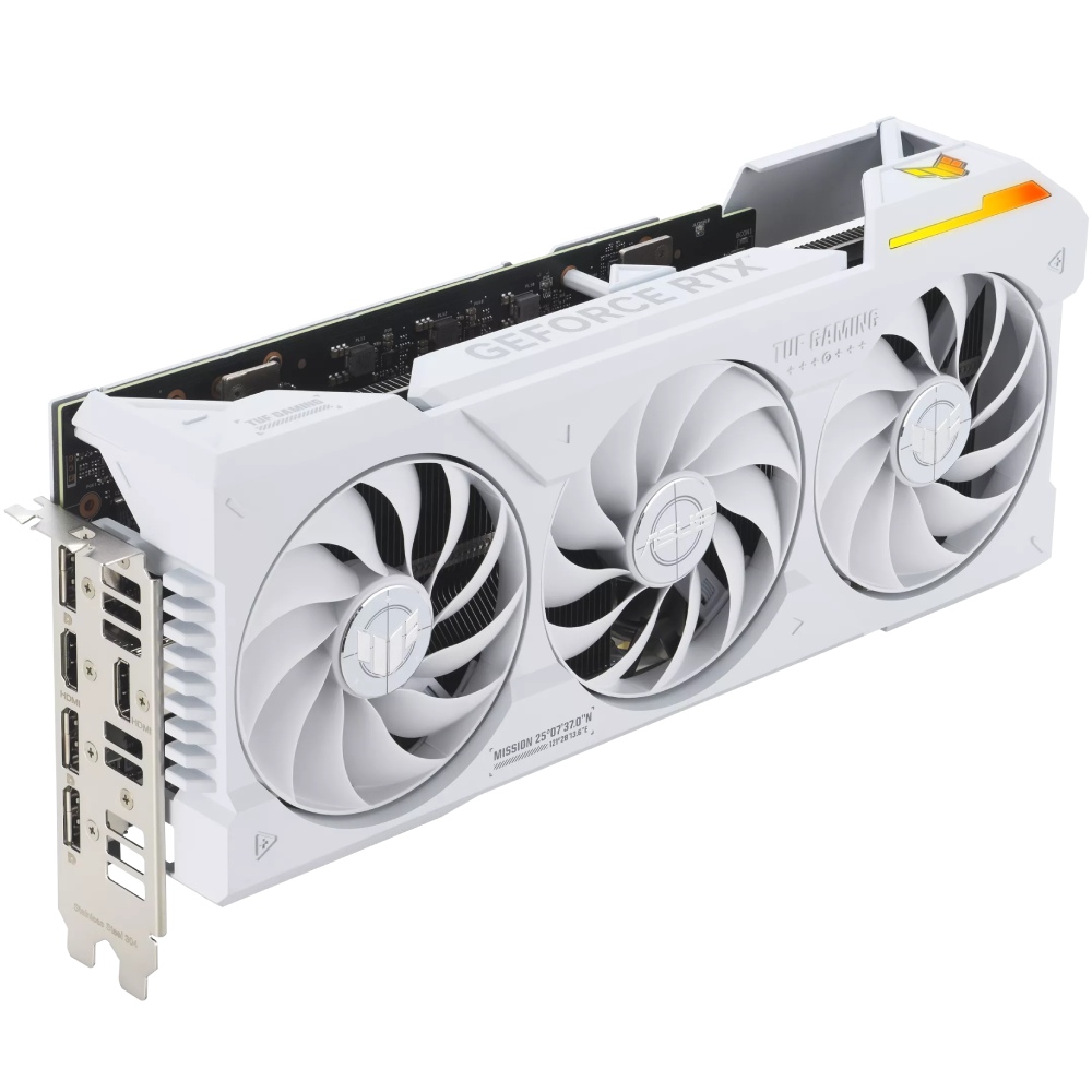 Відеокарта ASUS TUF Gaming GeForce RTX 4070 SUPER 16 Gb 256Bit 2670/2640MHz (TUF-RTX4070TIS-O16G-BTF-WHITE) Тип пам'яті GDDR6X