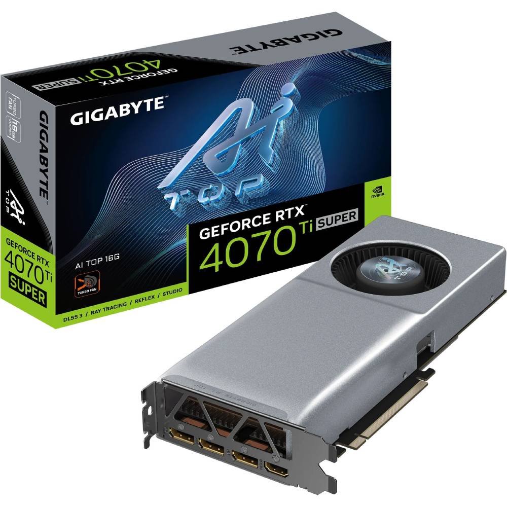 Покупка Відеокарта GIGABYTE RTX 4070 Ti 16GB GDDR6X (GV-N407TSAI_TOP-16GD)