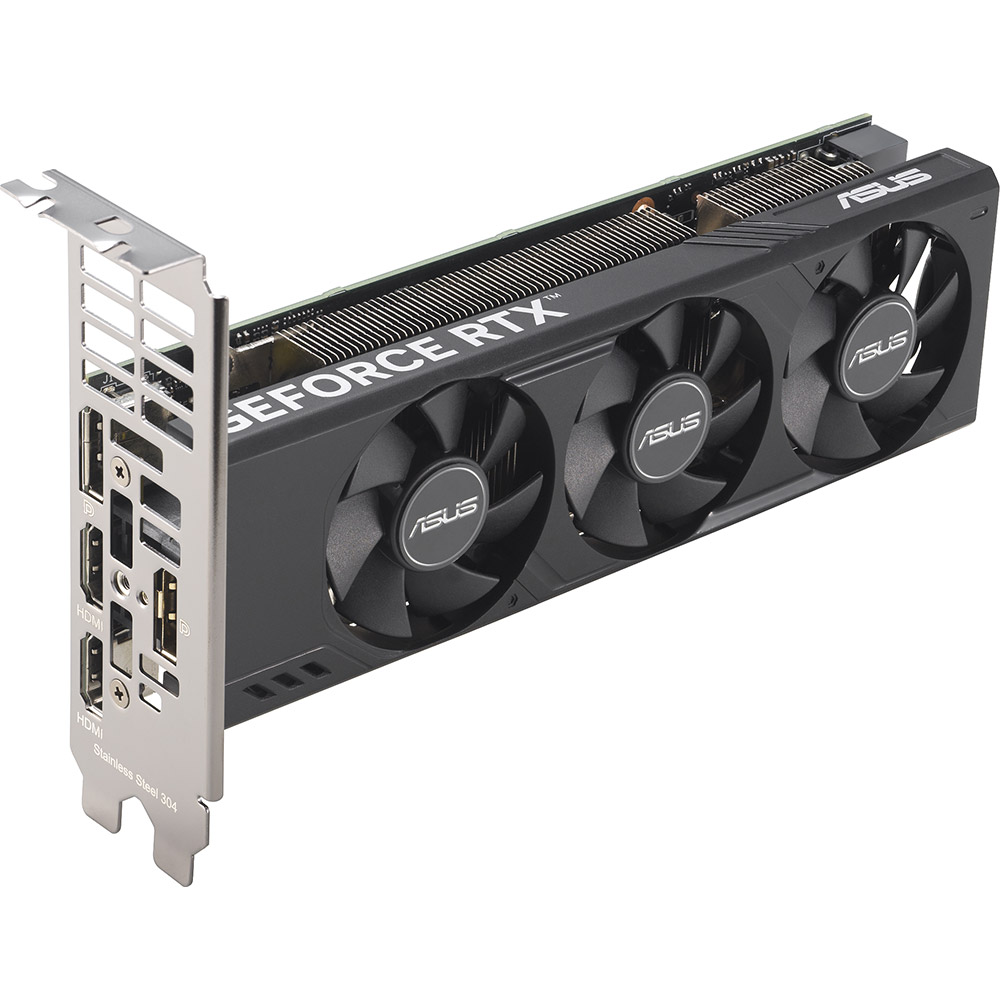 Відеокарта ASUS GeForce RTX 4060 LP BRK OC Edition 8GB 128bit 2490/17000MHz (RTX4060-O8G-LP-BRK) Об'єм вбудованої пам'яті, Гб 8