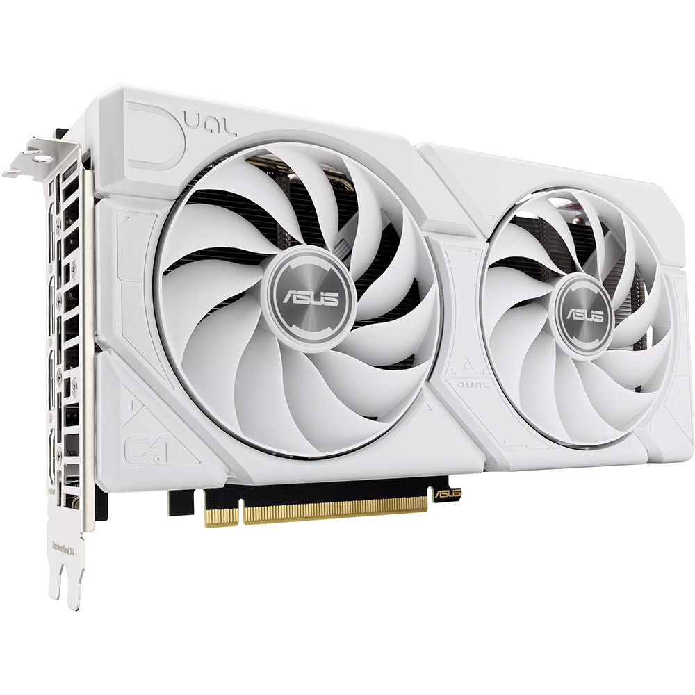 Видеокарта ASUS GeForce RTX 4060 Ti Dual EVO White OC Edition 8GB 128bit 2565/18000MHz (DUAL-RTX4060TI-O8G-EVO-WHITE) Производитель чипа nVidia