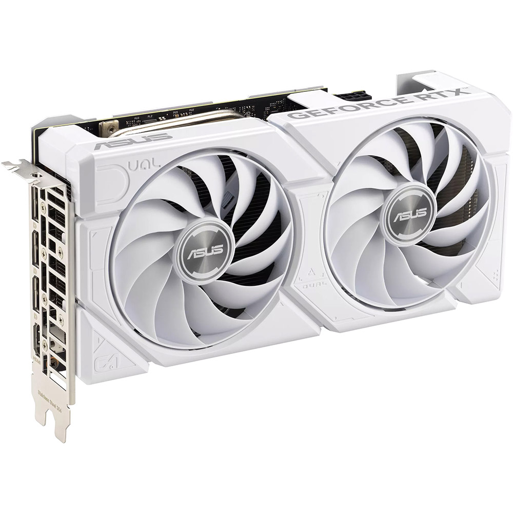 Відеокарта ASUS GeForce RTX 4060 Ti Dual EVO White OC Edition 8GB 128bit 2565/18000MHz (DUAL-RTX4060TI-O8G-EVO-WHITE) Об'єм вбудованої пам'яті, Гб 8