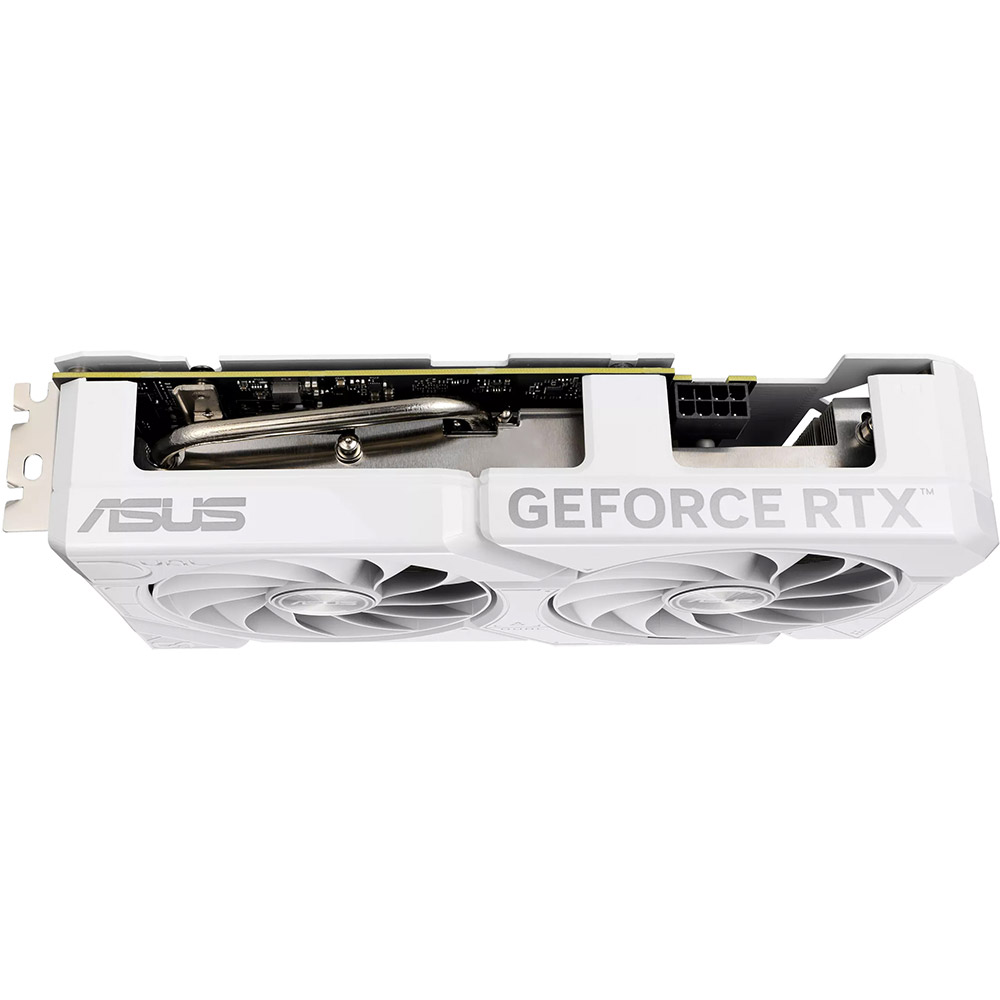 В Україні Відеокарта ASUS GeForce RTX 4060 Ti Dual EVO White OC Edition 8GB 128bit 2565/18000MHz (DUAL-RTX4060TI-O8G-EVO-WHITE)