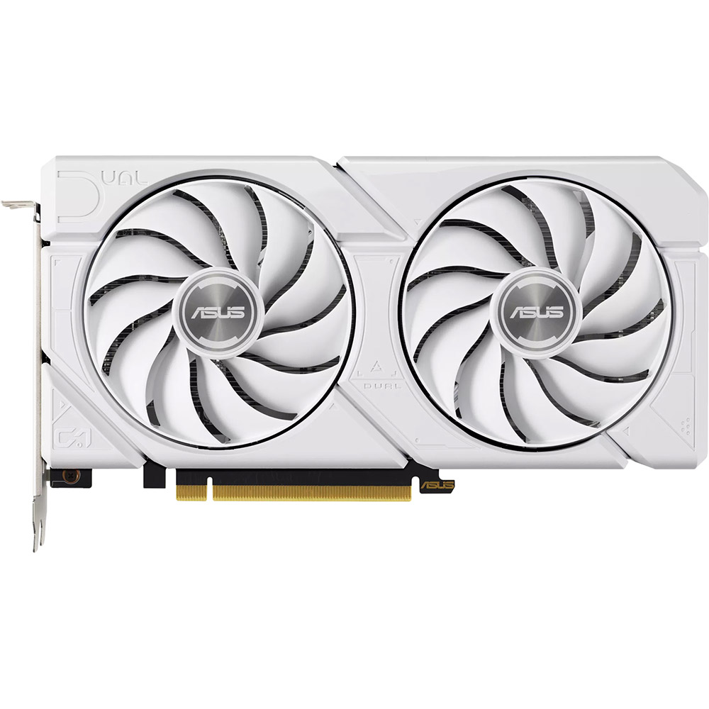 Відеокарта ASUS GeForce RTX 4060 Ti Dual EVO White OC Edition 8GB 128bit 2565/18000MHz (DUAL-RTX4060TI-O8G-EVO-WHITE)