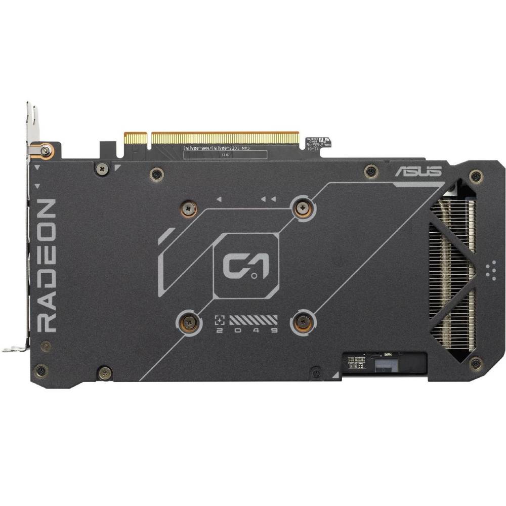 Зовнішній вигляд Відеокарта ASUS AMD RX 7600 8Gb 128Bit 2300/18000MHz (DUAL-RX7600-O8G-EVO)