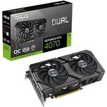 Видеокарта ASUS RTX 4070 12Gb 192Bit 2520/21000MHz (DUAL-RTX4070-O12G-EVO)