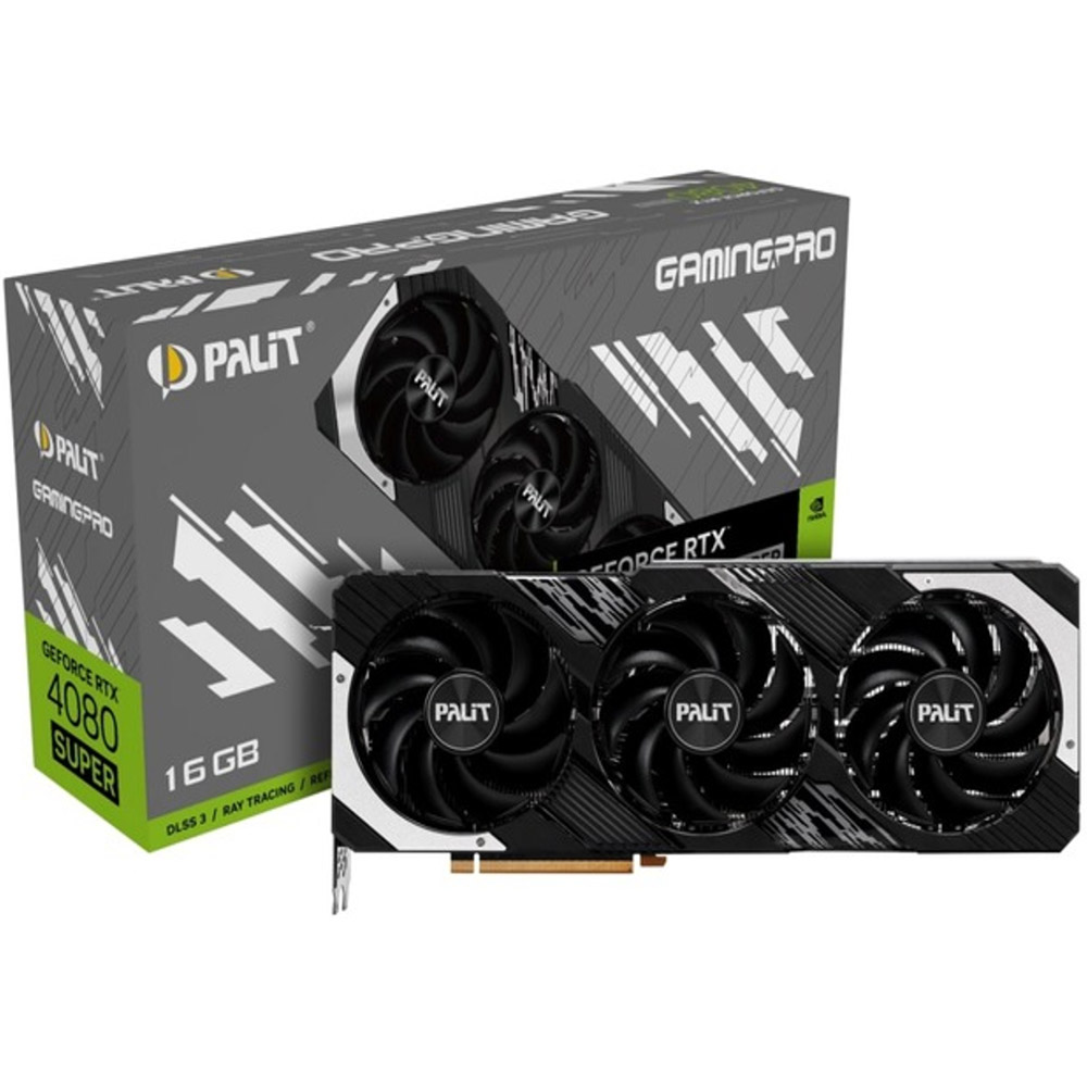 Відеокарта PALIT GeForce RTX 4080 Super 16GB GDDR6X GamingPro (NED408S019T2-1032A)