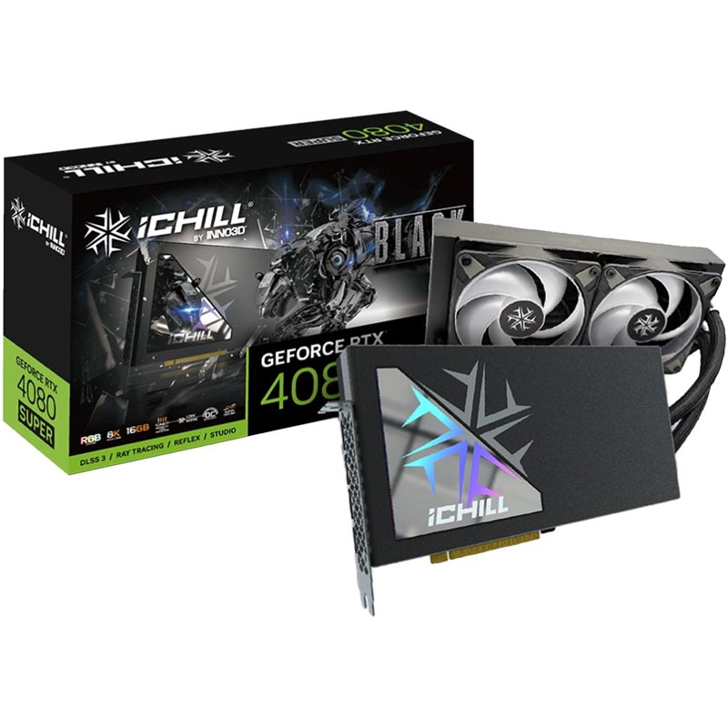 Видеокарта INNO3D GeForce RTX4080 Super iChill 16GB 256bit 2295/23000MHz BLACK (C408SB-166XX-18700006) Производитель чипа nVidia