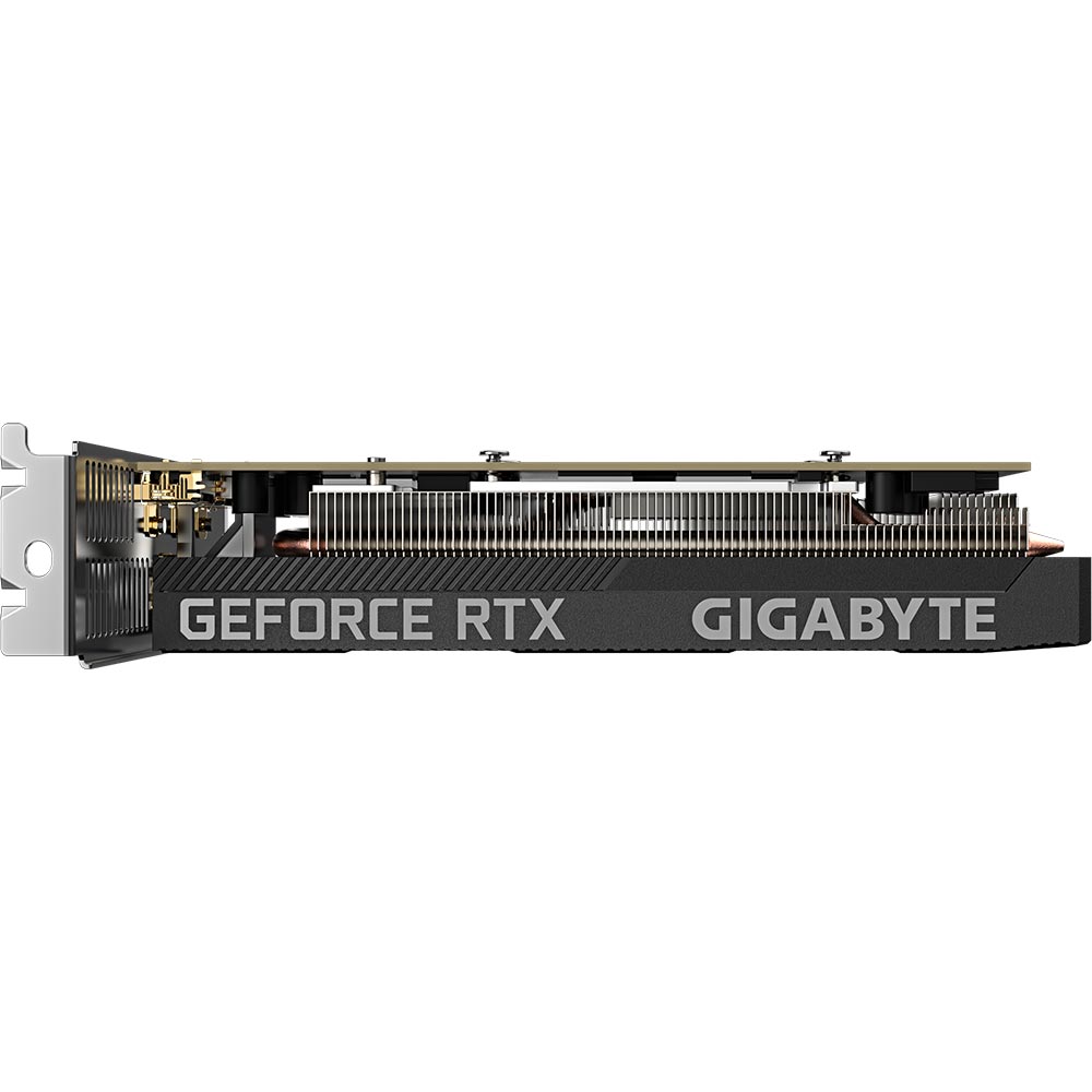 Зовнішній вигляд Відеокарта GIGABYTE GeForce RTX 3050 Low Profile 6Gb 96bit 1477/14000MHz (GV-N3050OC-6GL)