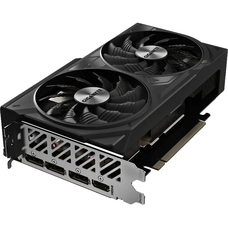 Внешний вид Видеокарта GIGABYTE NVIDIA RTX 4070 12GB 192Bit 2490/20000MHz (GV-N4070WF2OCV2-12GD)